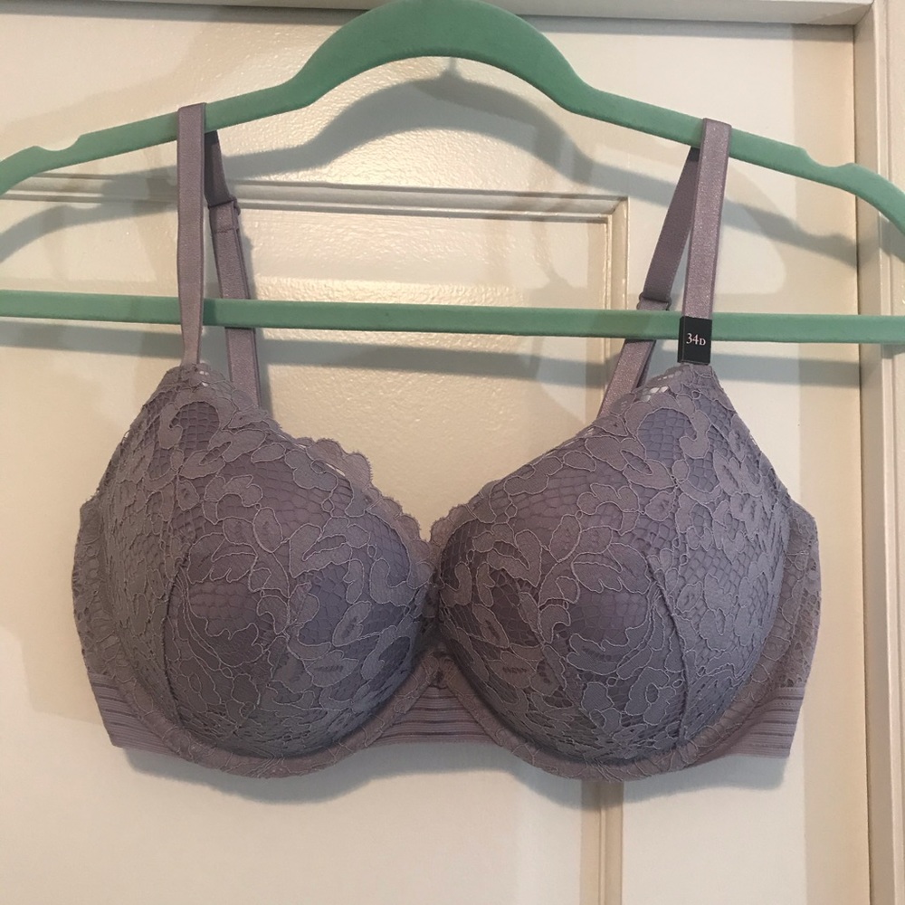Victoria’s Secret dusty lilac lace sexy 34D